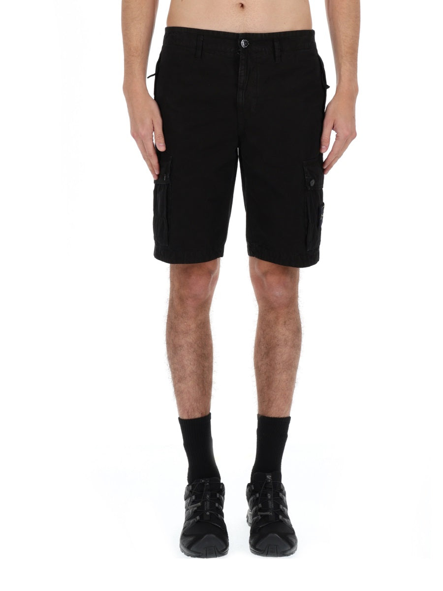 Stone Island Shorts - Black | e695ab31c591b41e3de9a0b44eb906fd5e1b1b7a