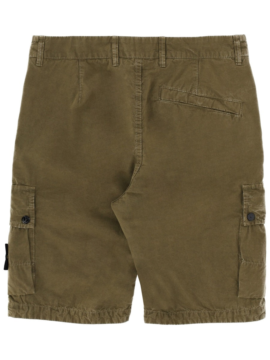 Stone Island Shorts - Military Green | e1c41994ced8c8d110c94748cc0b5adb8a1c4a3b
