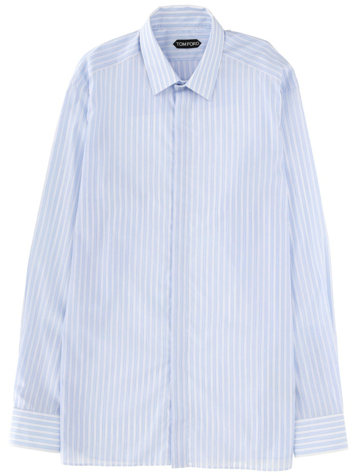 Tom Ford Shirts - Azure | 701b1f0b044f94705ecb7f8434b803e0c941b4b2