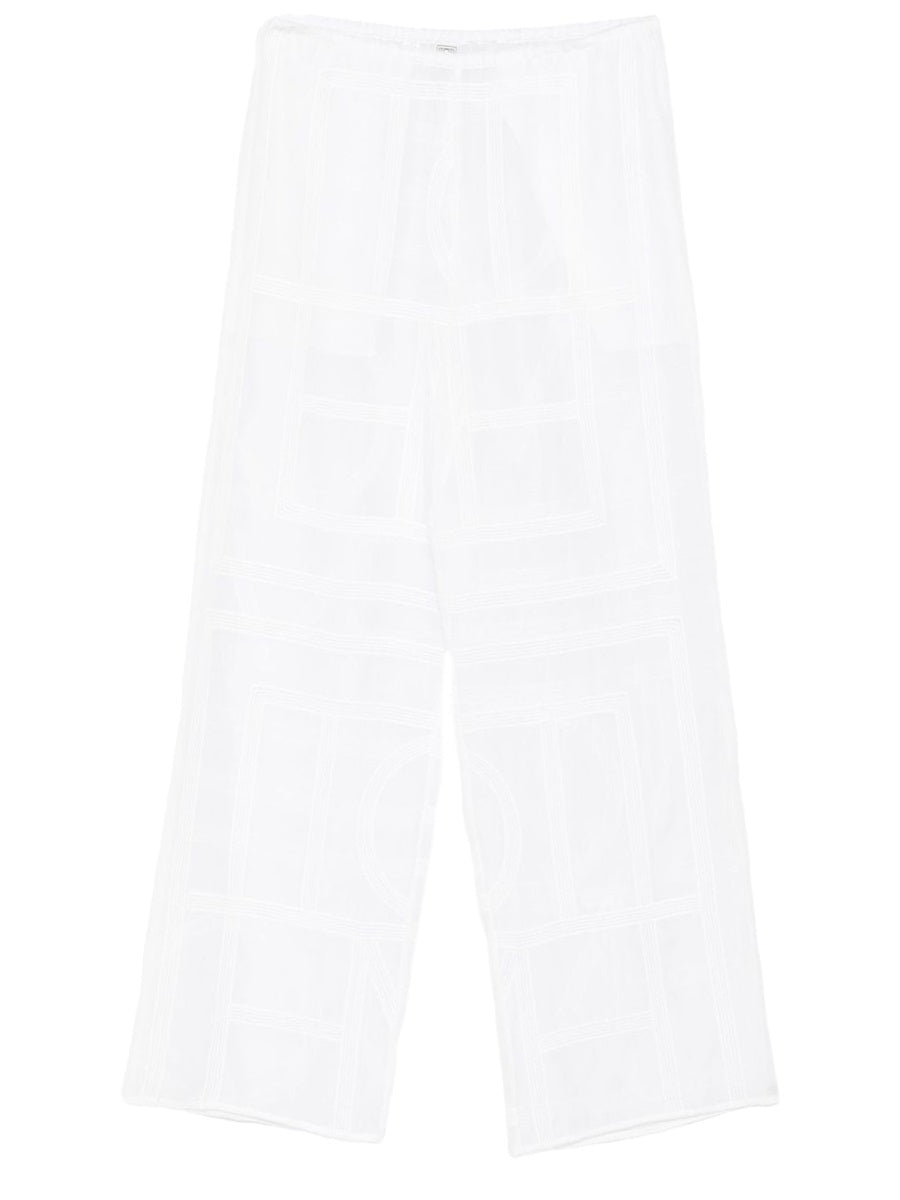 Toteme Pants - White | 02eec828e7cf16a0a85c772d74012d1723bef05a