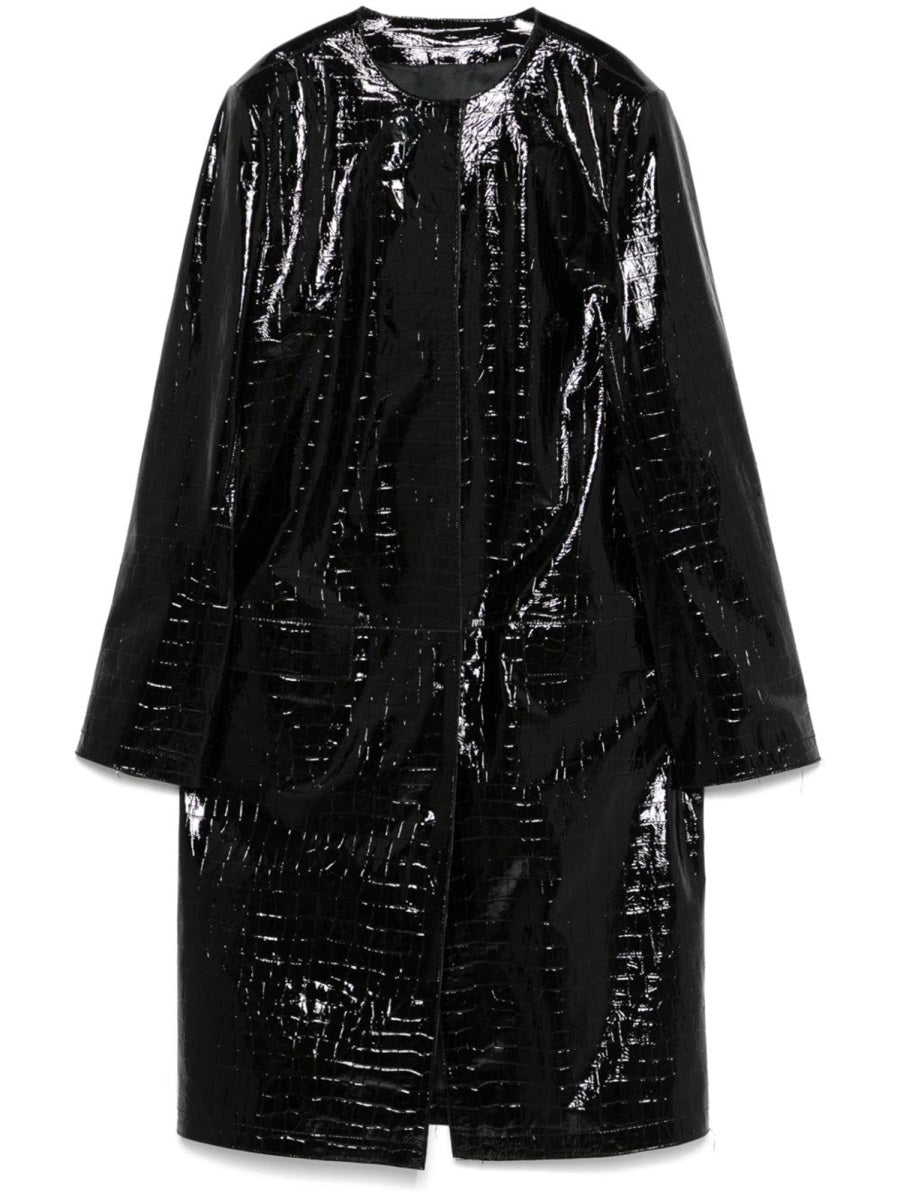 Toteme Trenches - Black | 158666ea6271ffe4552c5afe4b2193579c266fa2