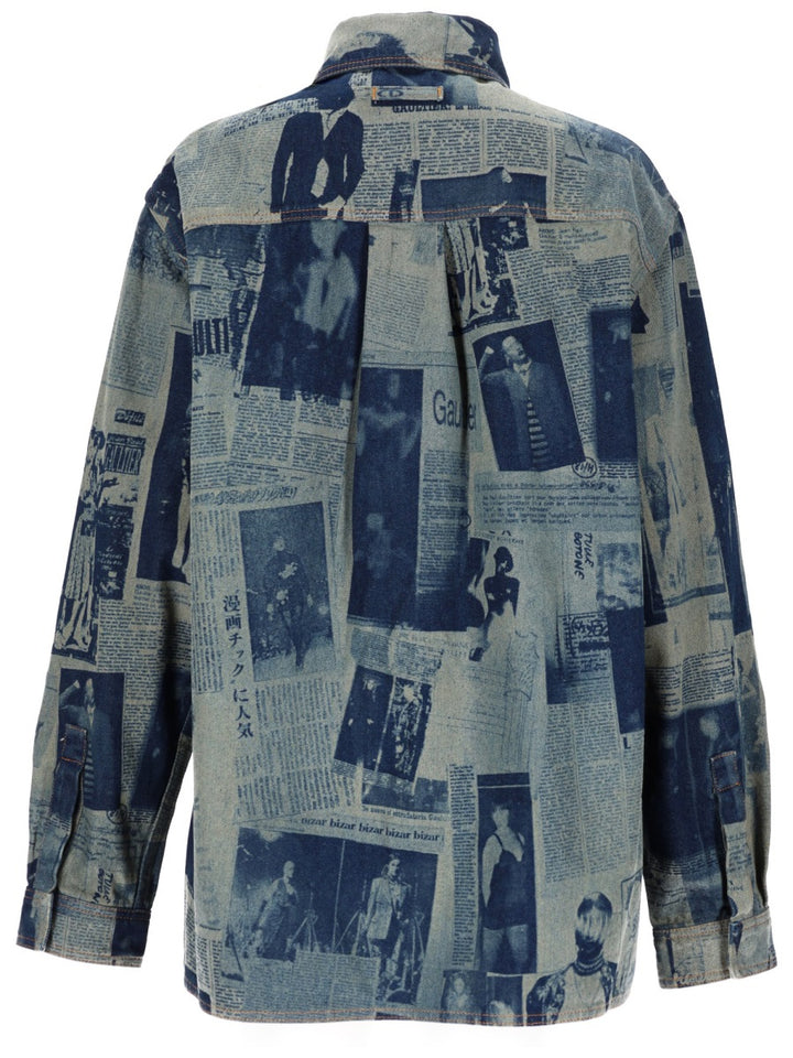 Jean Paul Gaultier Shirts - Denim | b57d3938826696dc0b3992b5a77c4b89ac5a6b83