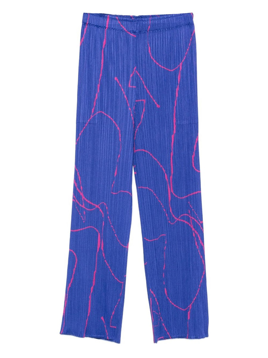Pleats Please Issey Miyake Pants - Blue | 687b305a90132c2720686fa467676b1ce043e21e