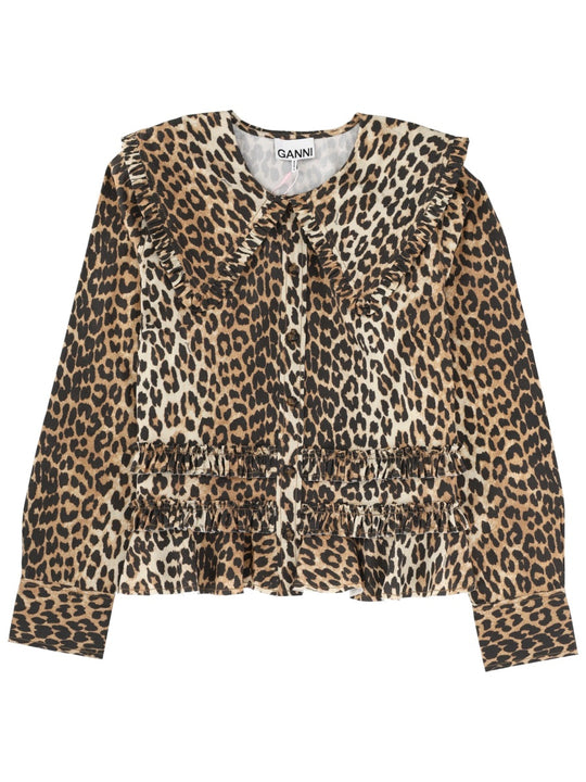 Shirt With Wide Collar