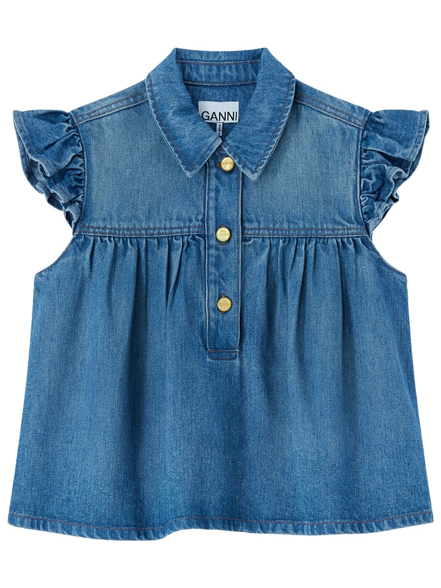 Ganni Tops - Denim | 76e103a1887229dbda473c223f8ac2afeb4e15cb