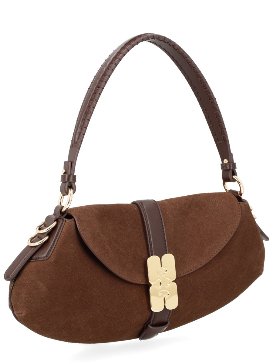 Ganni Shoulder Bags - Brown | f33fb3dde13f214c18089ca9d51bd39d745ca016