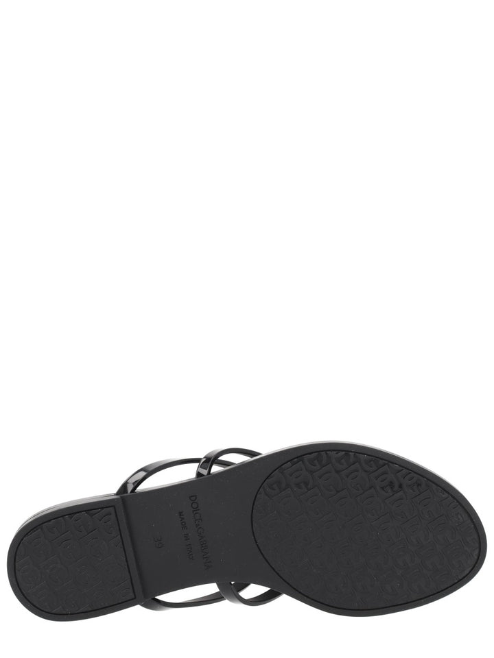 Dolce & Gabbana Sandals - Black | 50aae91acd02f4f63e986136d76697ef0a8d0a55
