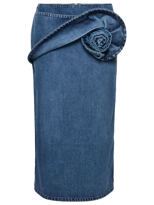 Denim Midi Skirt