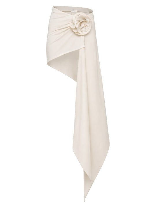 Mini Skirt With Drape