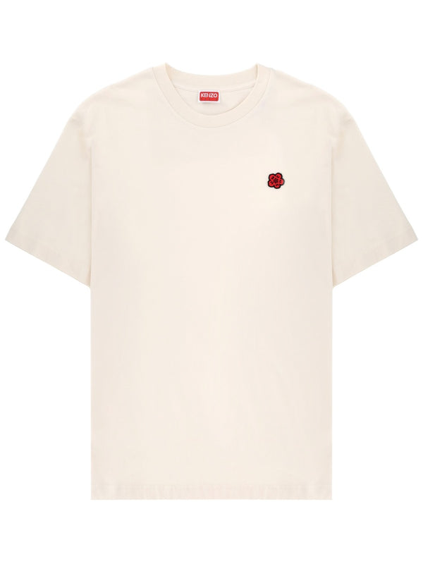 T-Shirt With "Boke Flower" Embroidery