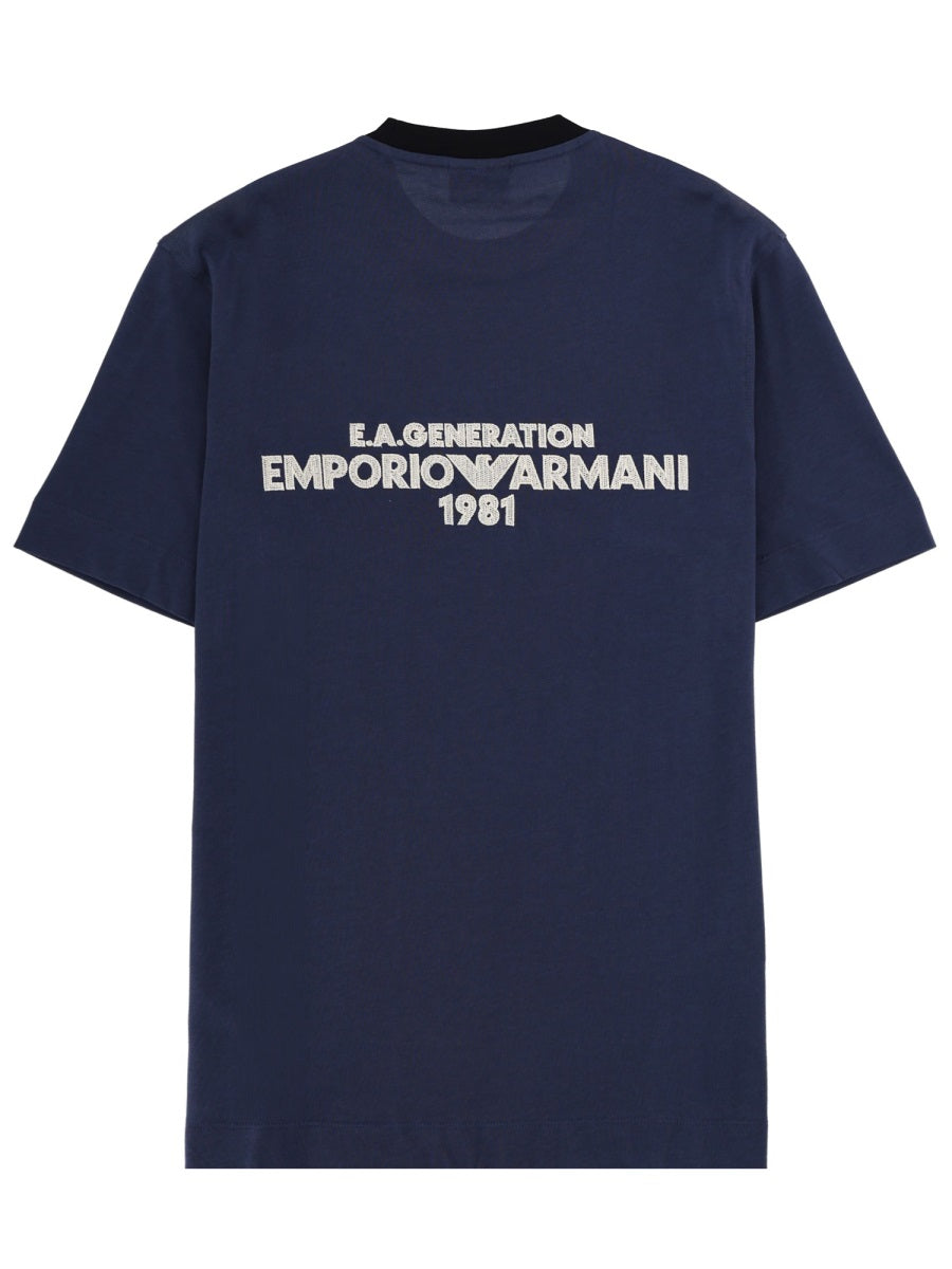 Emporio Armani T shirts - Blue | a2f6691c457dcf3a3157636d64931182256fe075