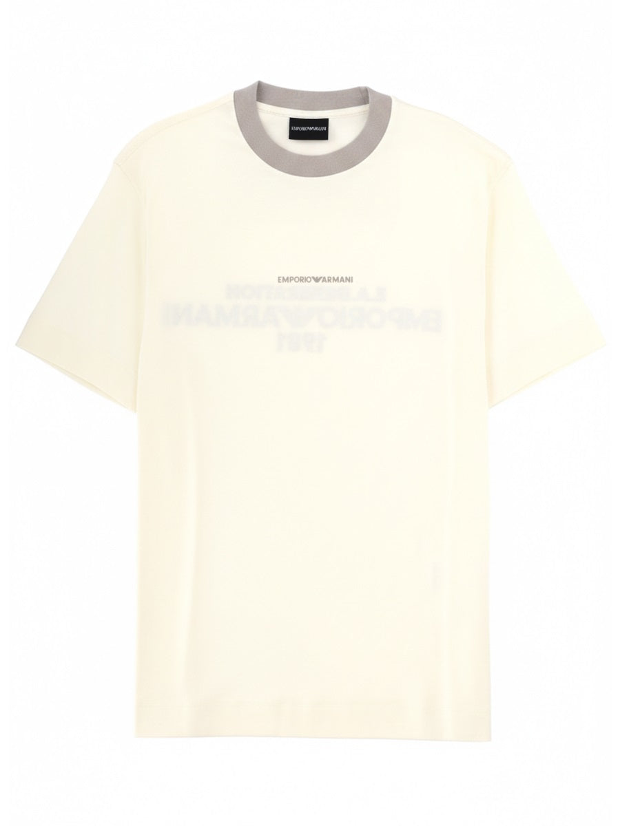 Emporio Armani T shirts - Ivory | 5d2eb2017f7b06ea645cc2fa0a8377286d20db32