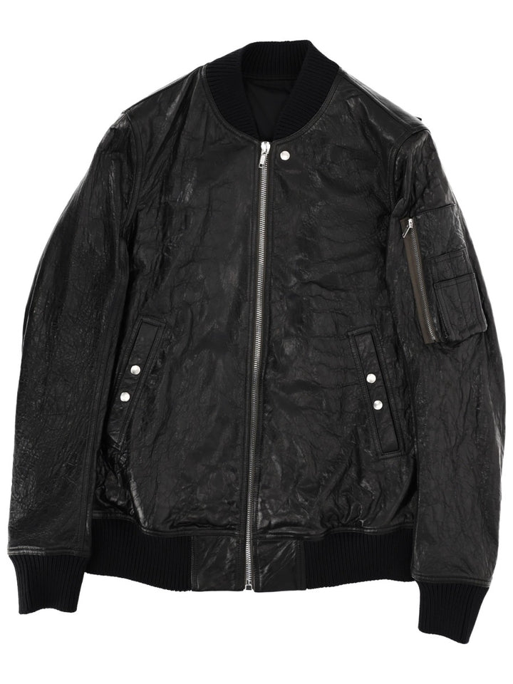 Rick Owens Leather Jackets - Black | ff96212070544ad56238e89d8bb463326d2c88e1