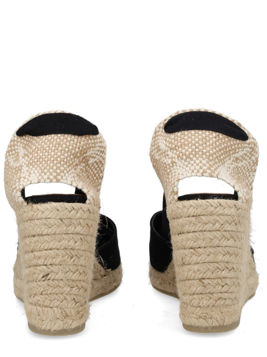 CastañEr Wedges - Black | 3acb5a7b6858fbf804f2ce1619578621d59bf133