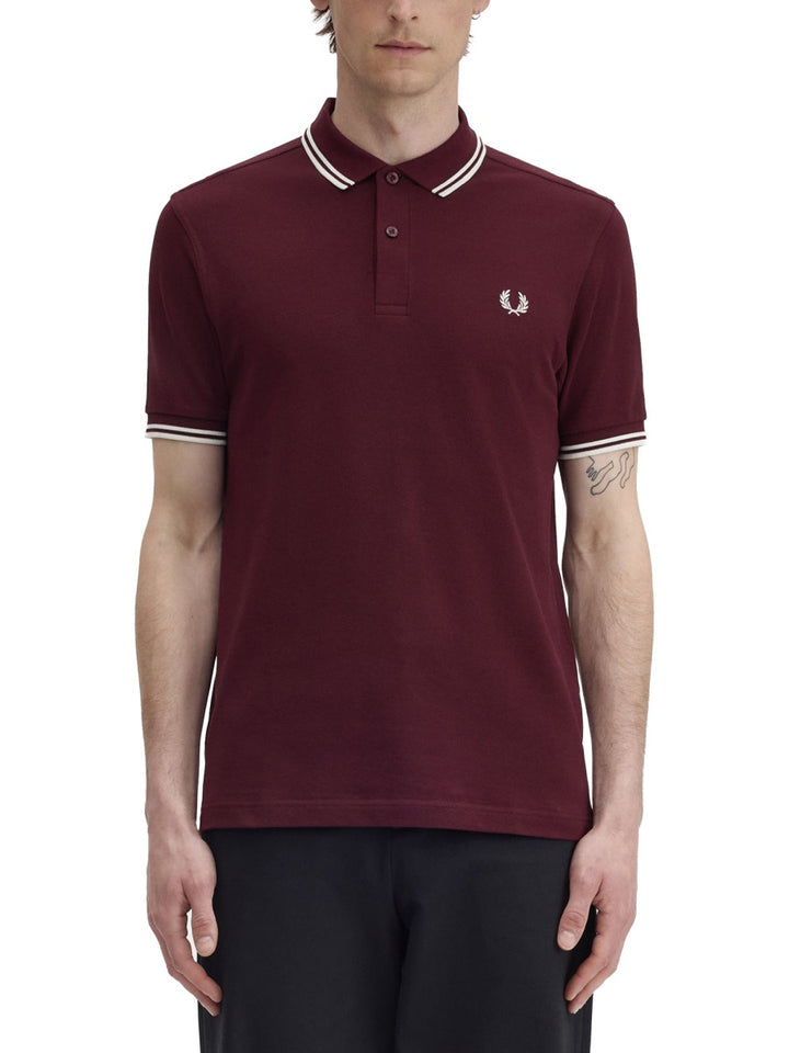 Fred Perry Polo - Bordeaux | d28197f62af6c41b375c21b209cb4283c2c7183f