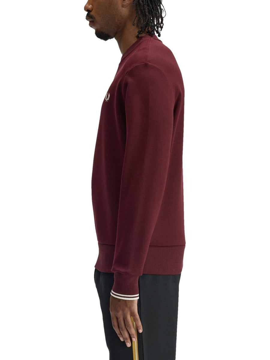 Fred Perry Sweatshirts - Bordeaux | d3b55368a17381e1974c45ab8df57398f1a33661