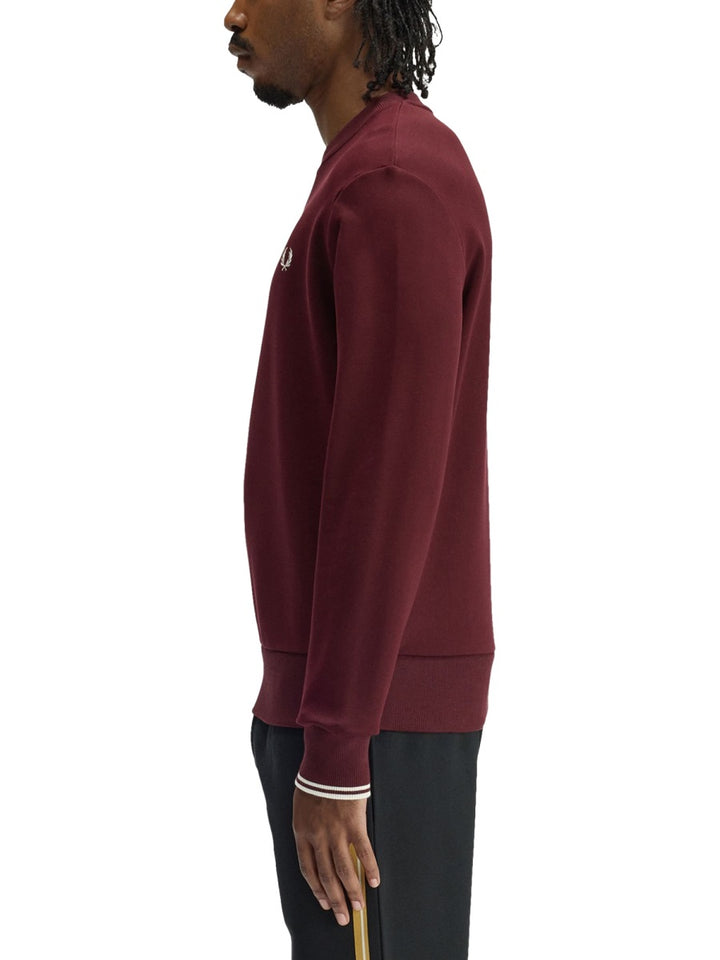 Fred Perry Sweatshirts - Bordeaux | d3b55368a17381e1974c45ab8df57398f1a33661