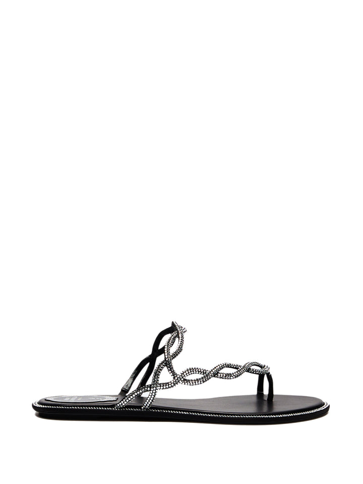 Rene Caovilla Sandals - Black | 0a03223f8da9db2aa64de096dcb9e5bcac60001d