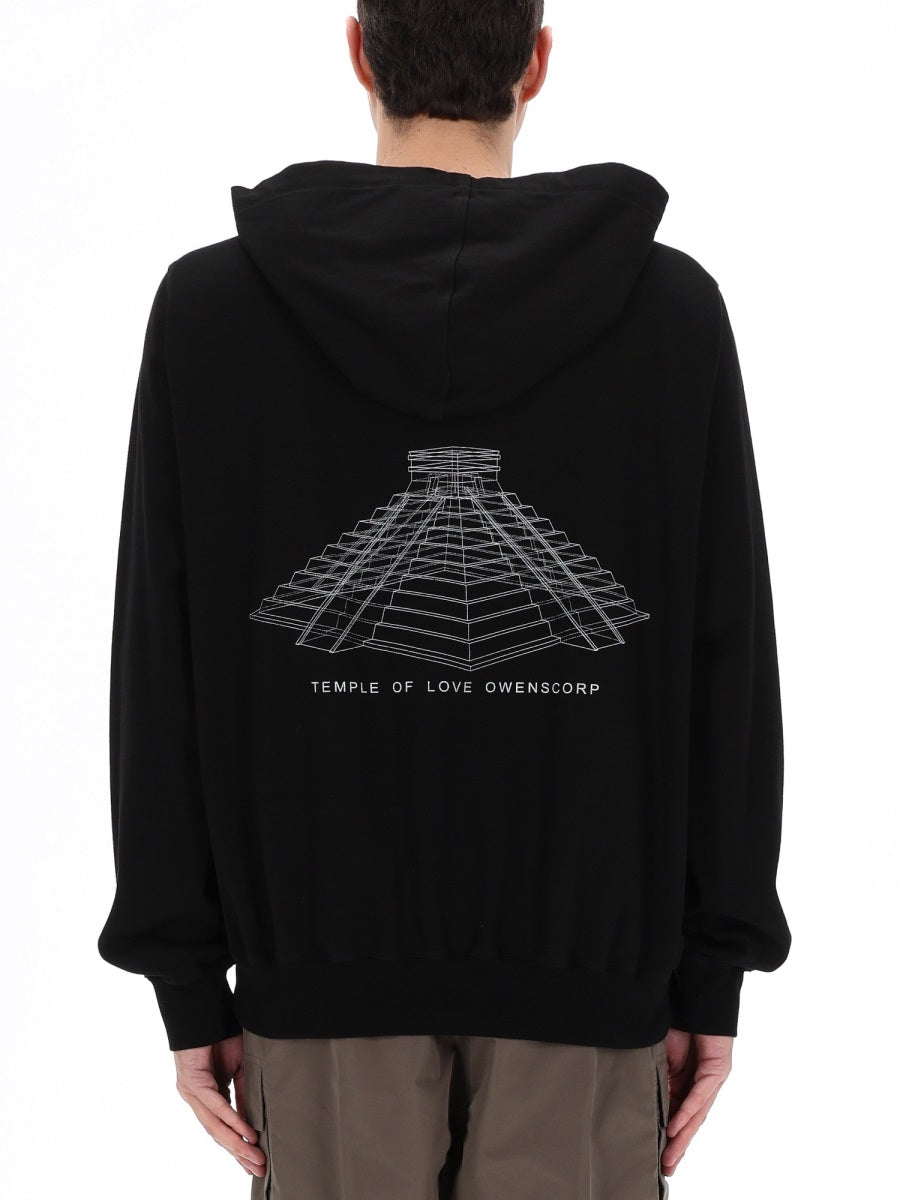 Rick Owens Sweatshirts - Black | b2c399ac0d93dd25868e994193e410284921691d