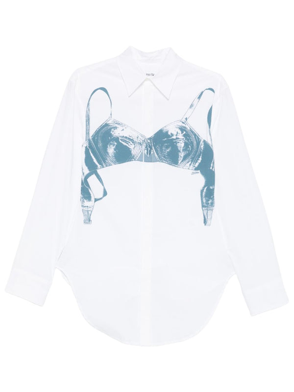 "Scanned Bra" Print Shirt