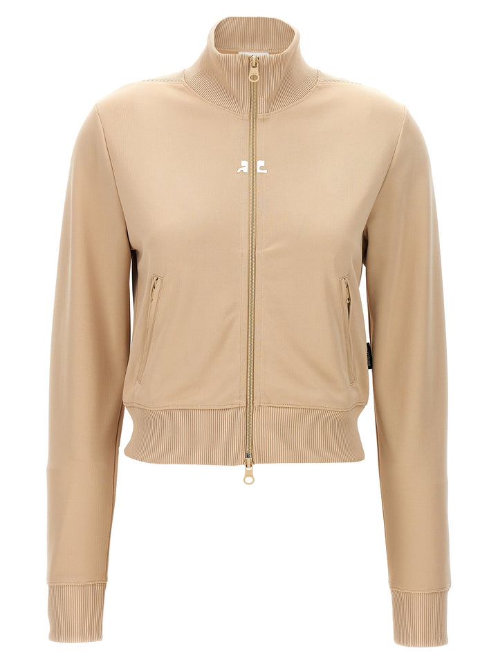 Interlock Track Sweatshirt Beige