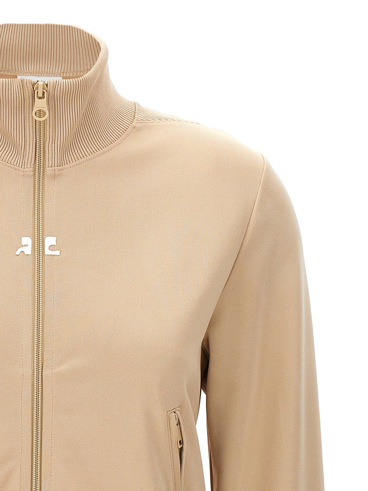 Interlock Track Sweatshirt Beige