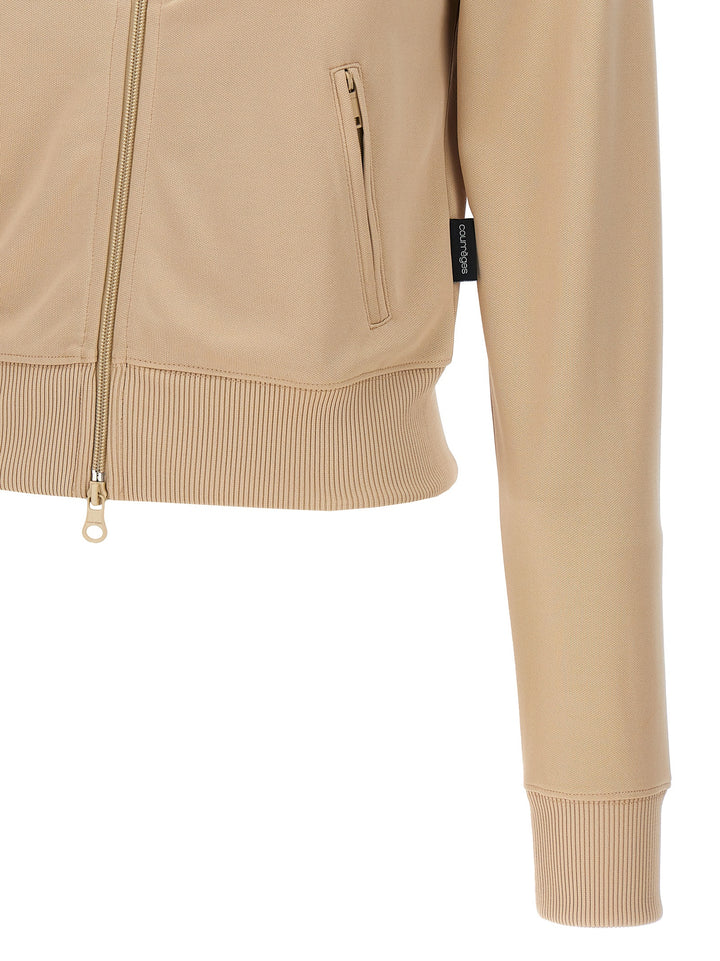 Interlock Track Sweatshirt Beige