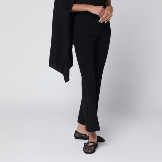 Ashlon Trousers In Black Jersey