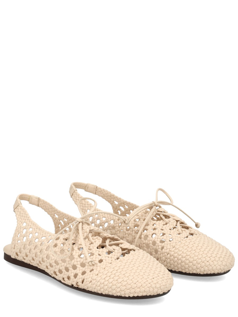 Hereu Flat Shoes - Ivory | ec0b415b73d11eaf6830d82aab2497cf0efacbf8