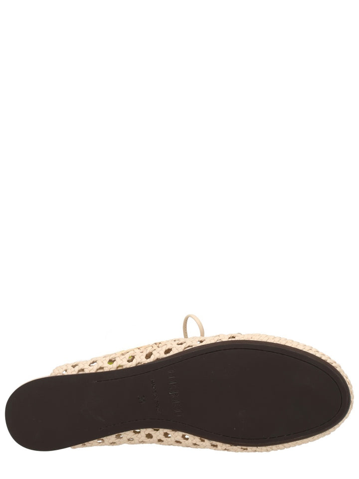 Hereu Flat Shoes - Ivory | d3b3de719a0338386128913d1173314636943f0d