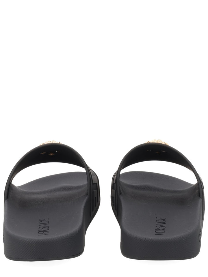 Versace Flat Shoes - Black | d4e82e28f524e7573b33075e28b6177a7b5977ef