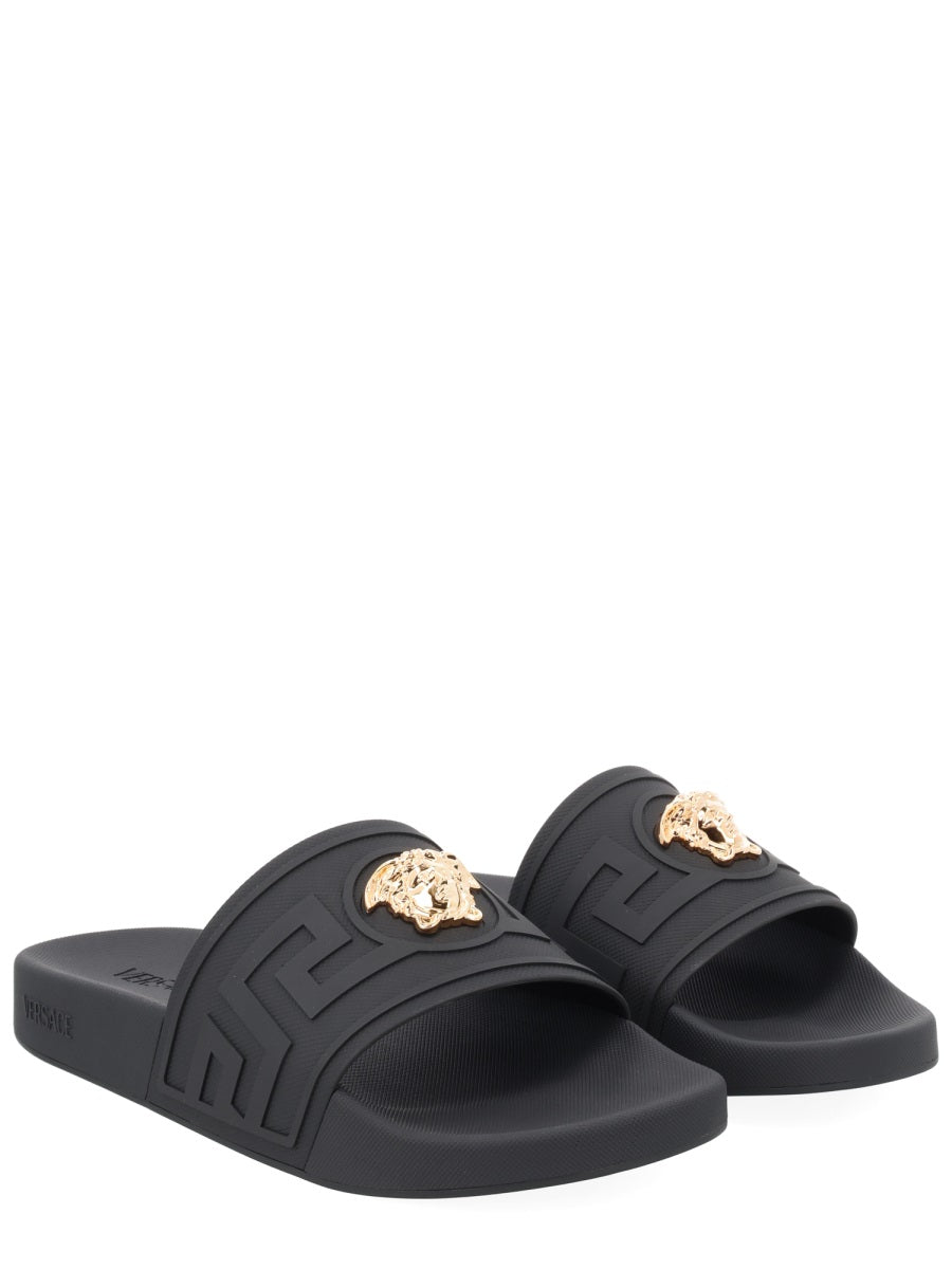 Versace Flat Shoes - Black | 6e6d30b9f15e3d60cf14d4bafeeedbfda8b1e2e9