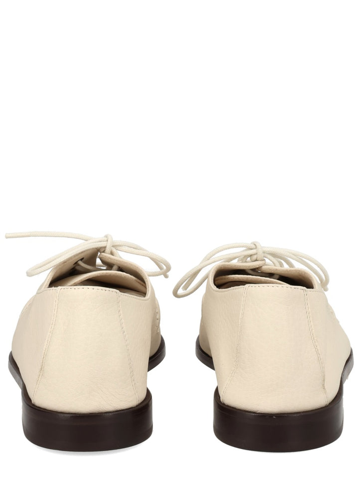 Hereu Flat Shoes - Ivory | 4b610276262b4e7dee407b4ae5ea0fc2f3adedfd