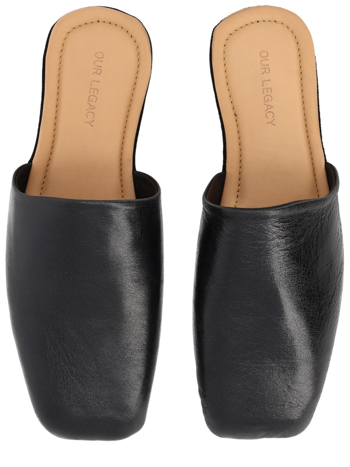 Our Legacy Flat Shoes - Black | 76e5b91d4113ad154cacd87caeb0dee3aea914f4
