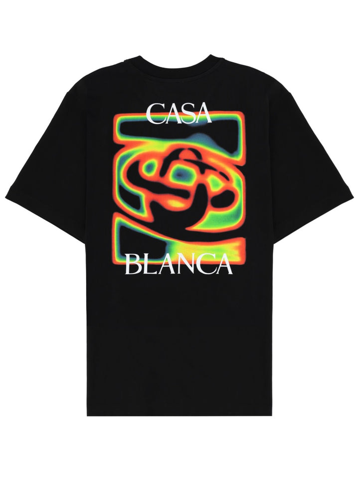 Casablanca T shirts - Black | b26b2621af3887c44a16c1f6be622261e6816758