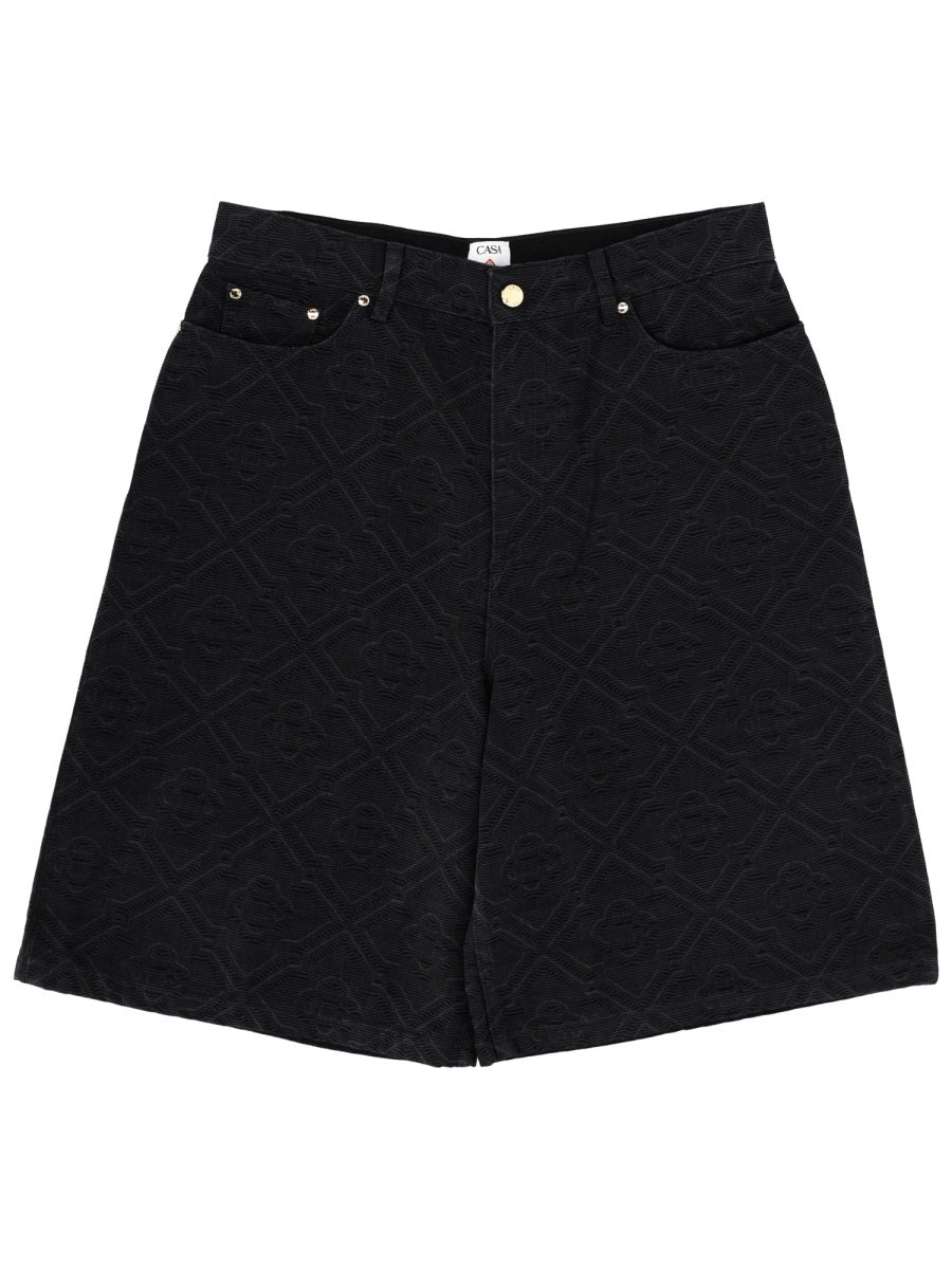 Casablanca Shorts - Black | 534bad13c78b9bcc9584d2c8beabf2ff773347c9