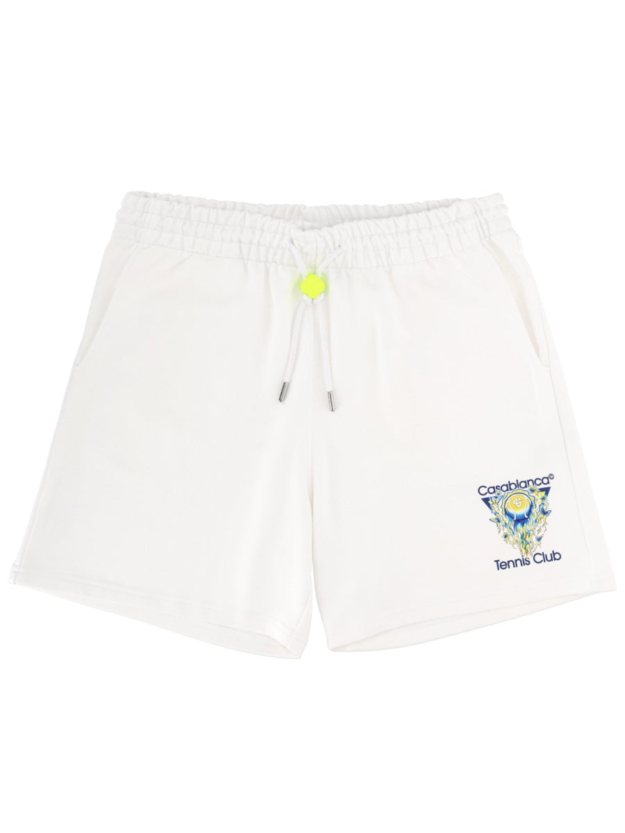 Casablanca Shorts - White | f63247f6e4455aa9c7a973c2a84cd6b66f9104f1