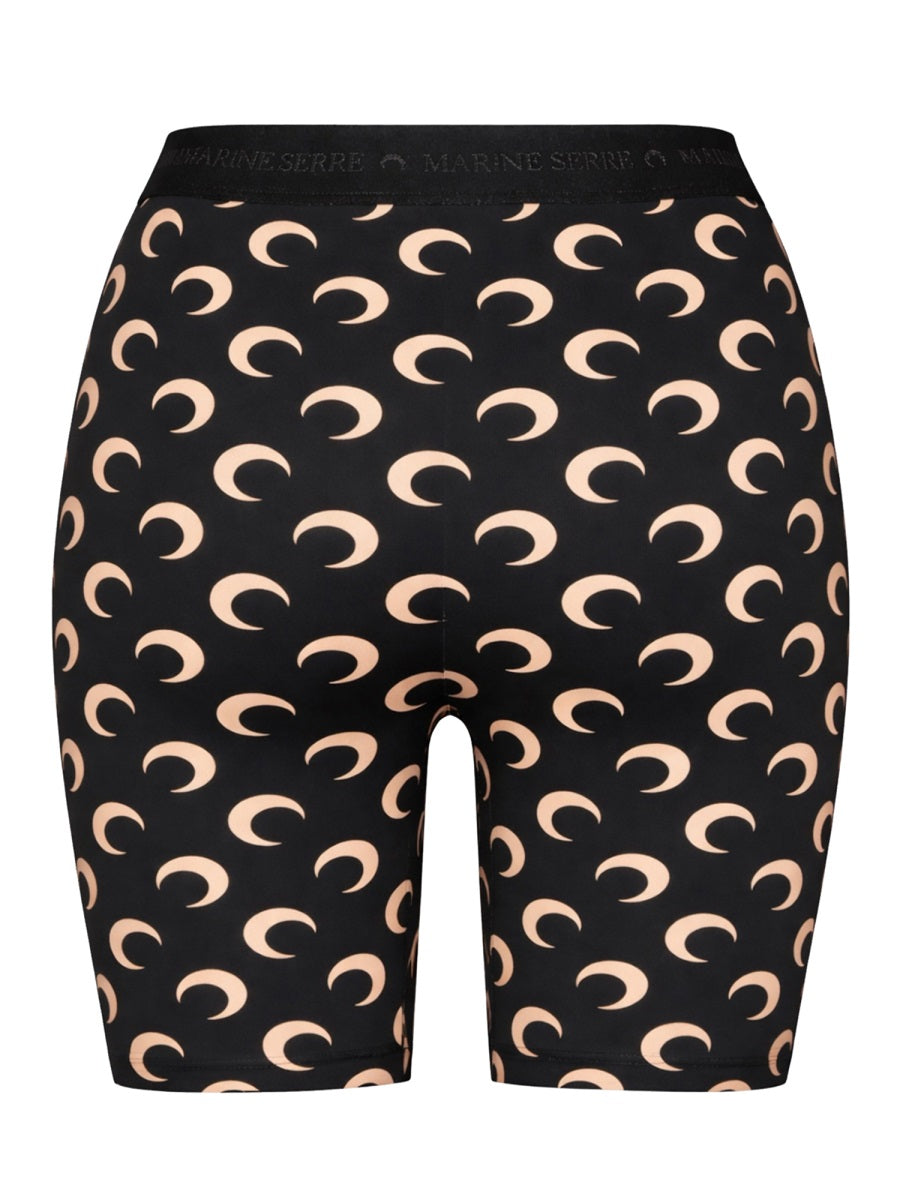 Marine Serre Shorts - Black | db38cade2d81cae73bdd88792fb3441d18d11afe
