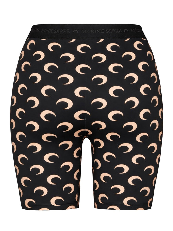 Marine Serre Shorts - Black | db38cade2d81cae73bdd88792fb3441d18d11afe