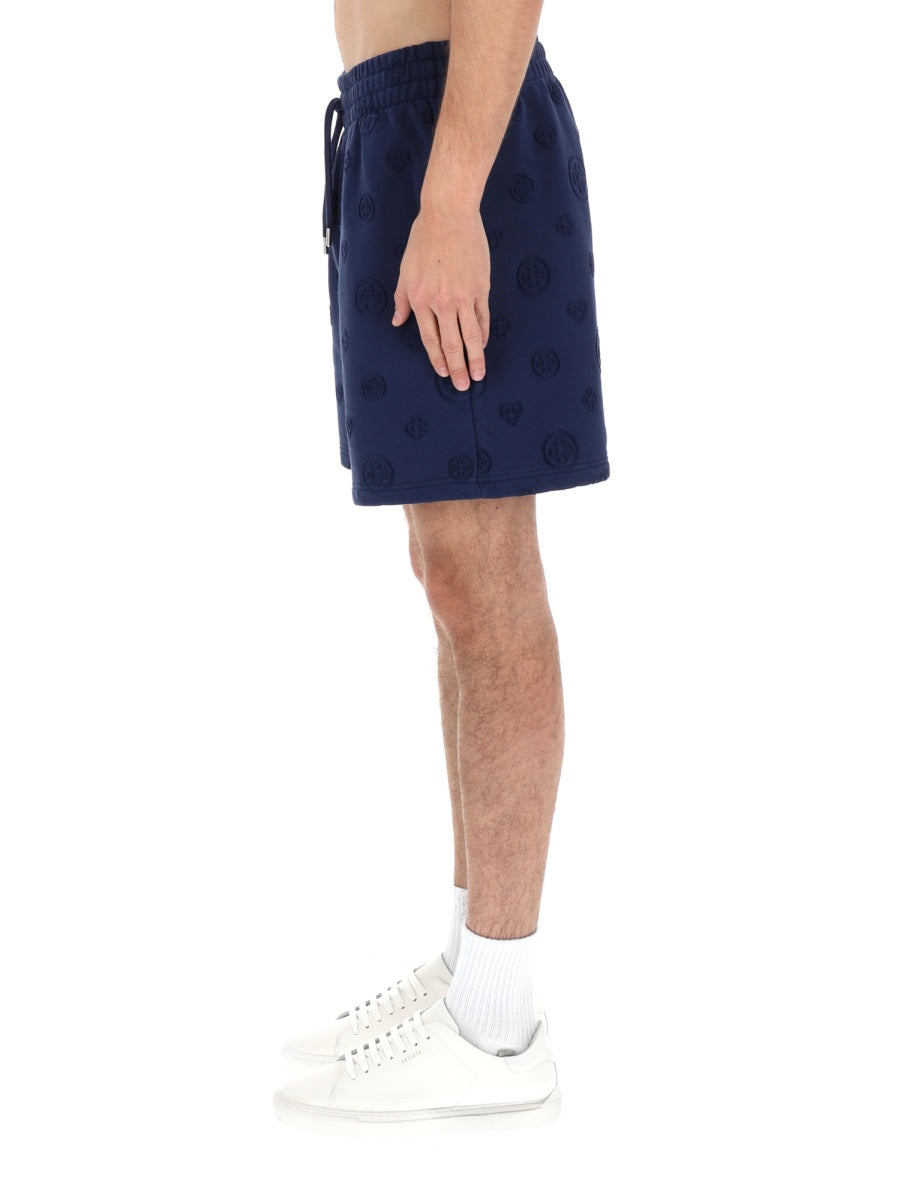 Casablanca Shorts - Blue | 4c1c4966ba1291e3d526c34f68b7e4c16901e2a0