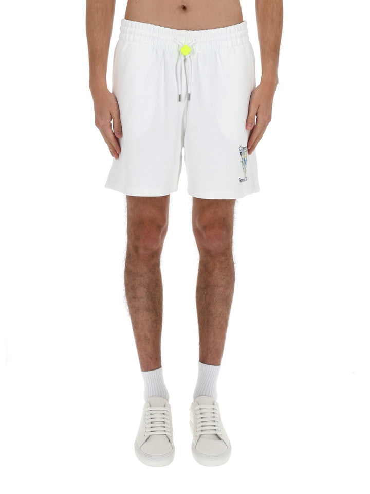 Casablanca Shorts - White | 1e7e9d6d53e5412ce956cdefefcc309ef22f7aa5