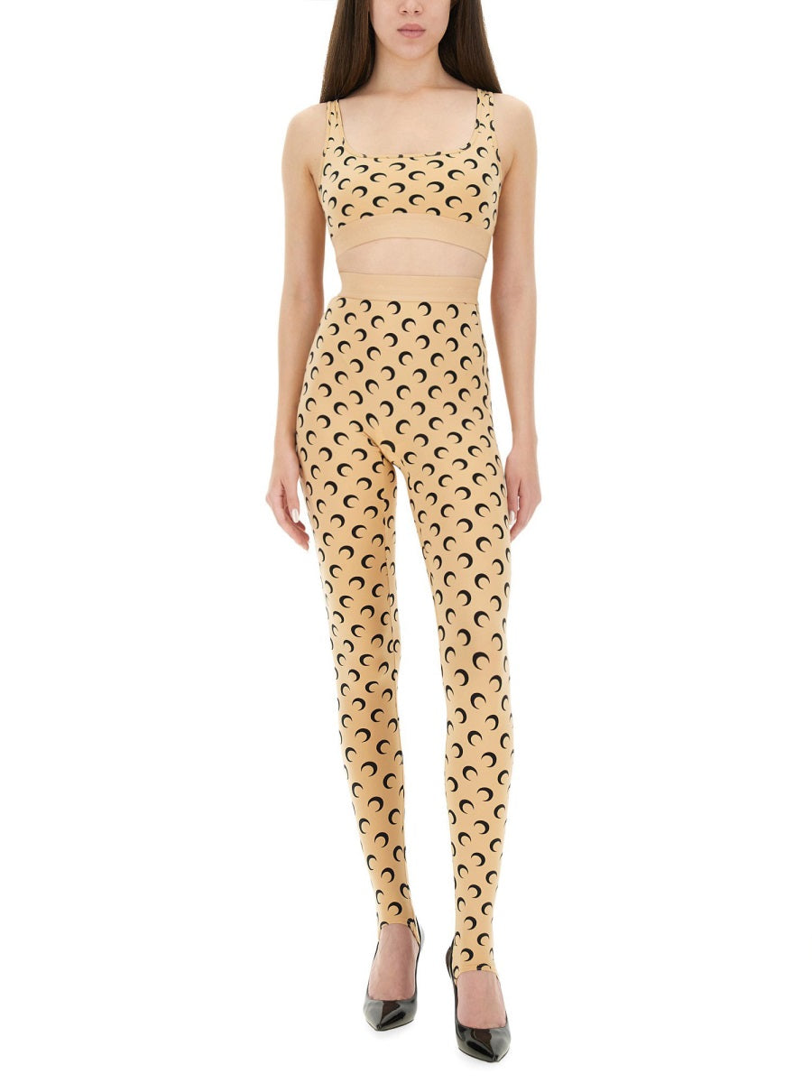 Marine Serre Pants - Nude | 6b7c4d85ec3c4a1afe63d202305434d23799d975