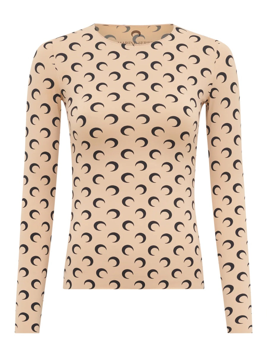 Marine Serre Tops - Nude | 70b4c8ec5da992c5f2a92fabc564dd2655ed2281