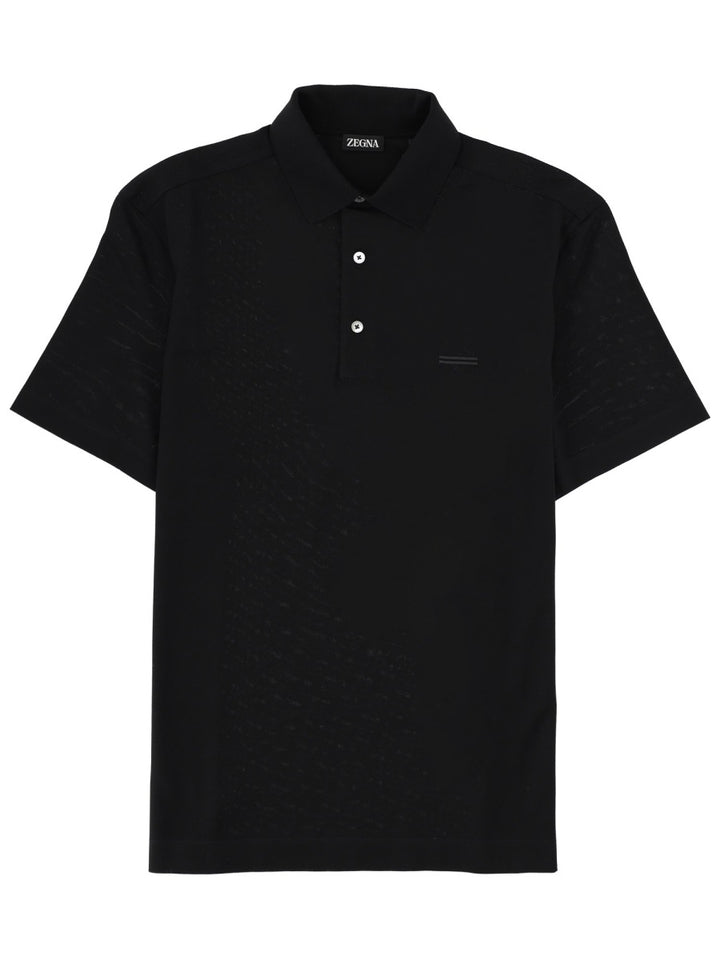 Zegna Polo - Black | 43c7832107e3dd62d60fa275bfc7d825719db5a6