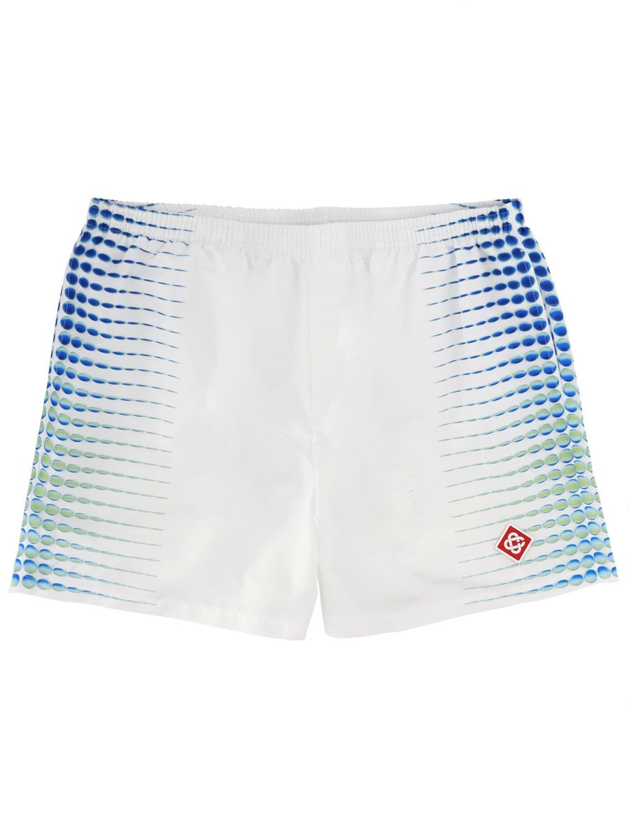Casablanca Shorts - White | 7f384d75694b782a63ff703d47810661fadb26b2