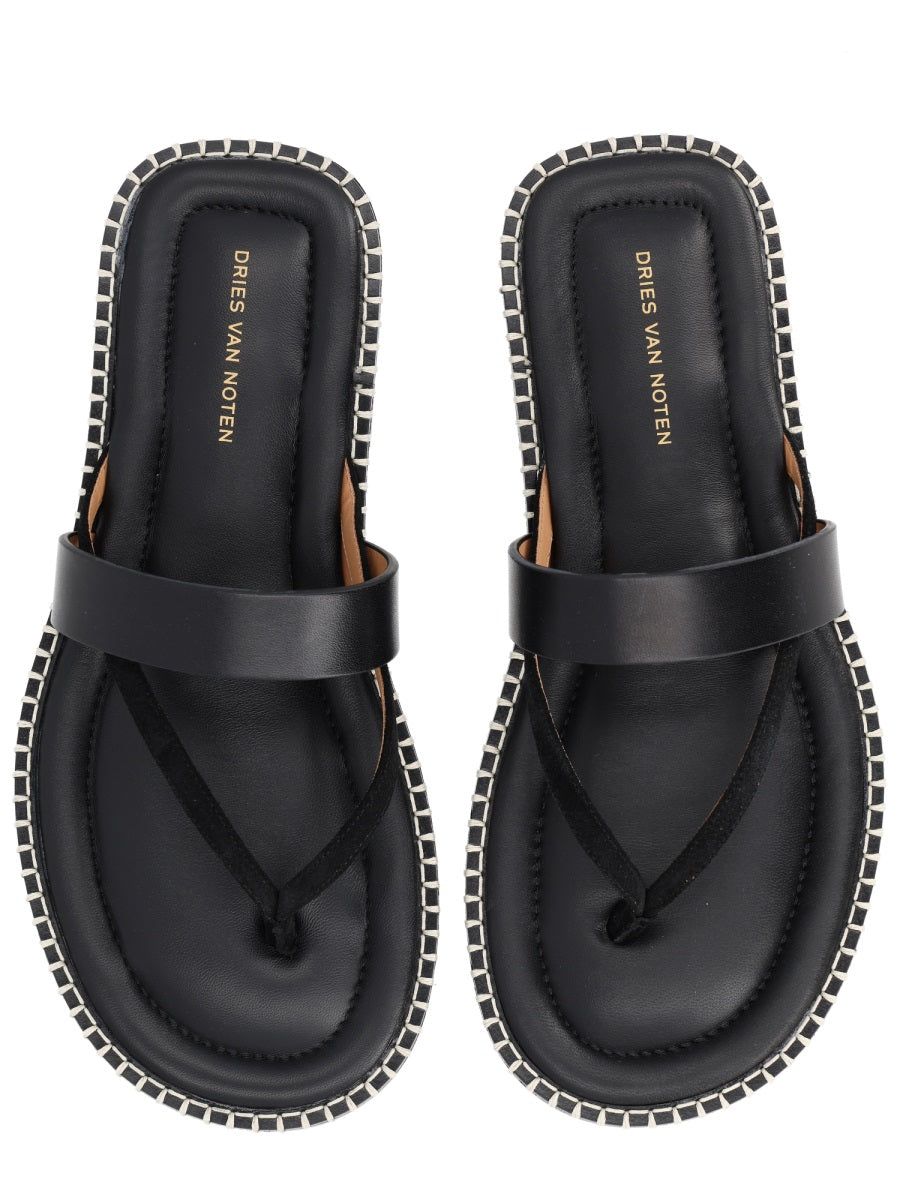 Dries Van Noten Flat Shoes - Black | 6dbb3dd2b88f6cf1778fdaba6906310d2fad5a3f