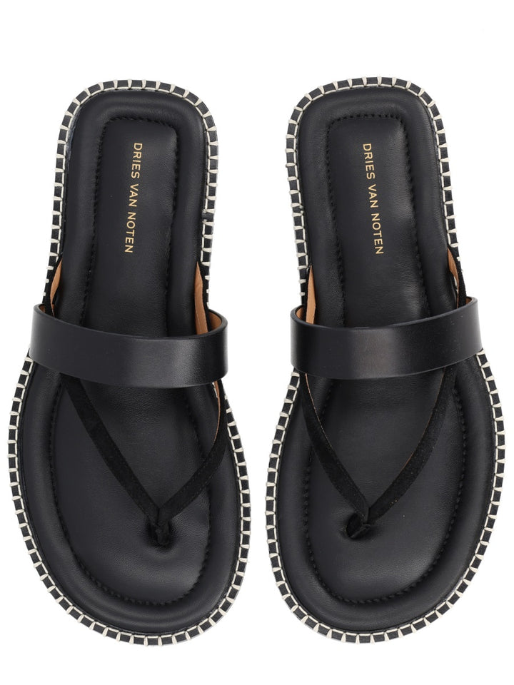 Dries Van Noten Flat Shoes - Black | 6dbb3dd2b88f6cf1778fdaba6906310d2fad5a3f
