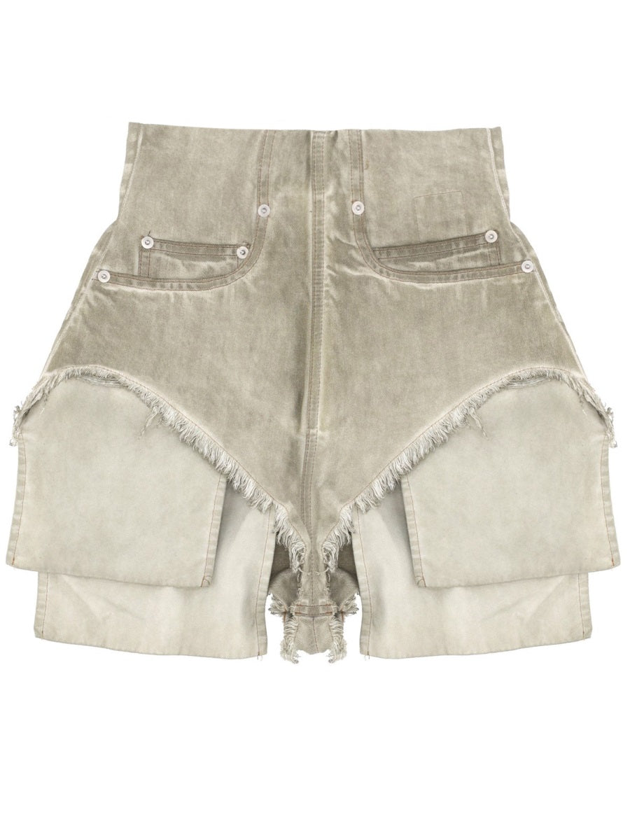 Rick Owens X Drkshdw Shorts - Beige | f6e2e9c77c6cca52ab5f50788761635784319d42
