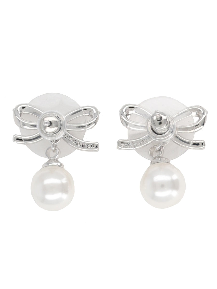 Self-Portrait Earrings - Silver | bd1af47ca308e60aa147fb2aa7ed1aec36975bb1