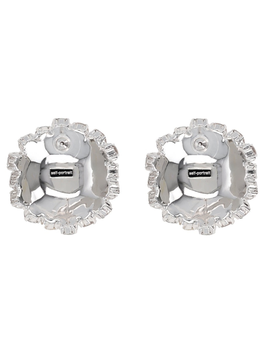 Self-Portrait Earrings - Silver | c55b5faef92bbe3566bafc3fa4adc83a3477fdf3